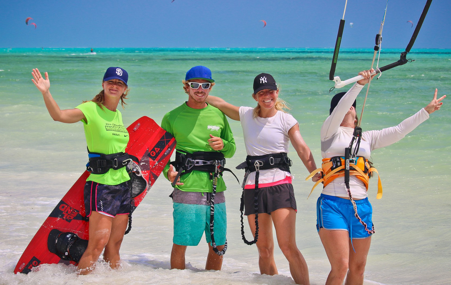 Kitesurfing in Zanzibar