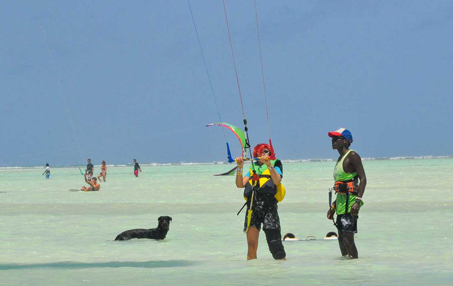 Kitesurfing in Zanzibar