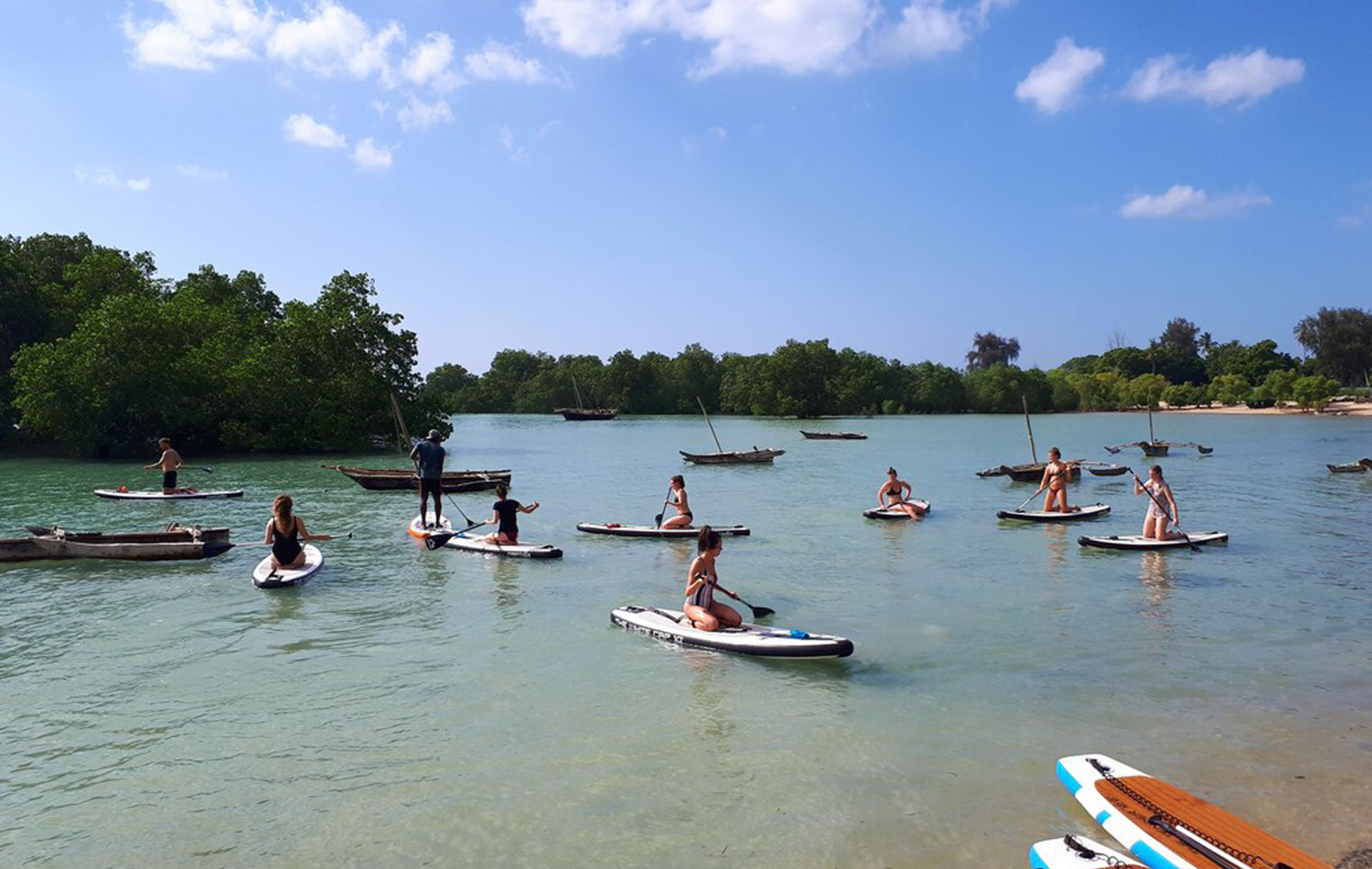 Stand Up Paddling in Zanzibar
