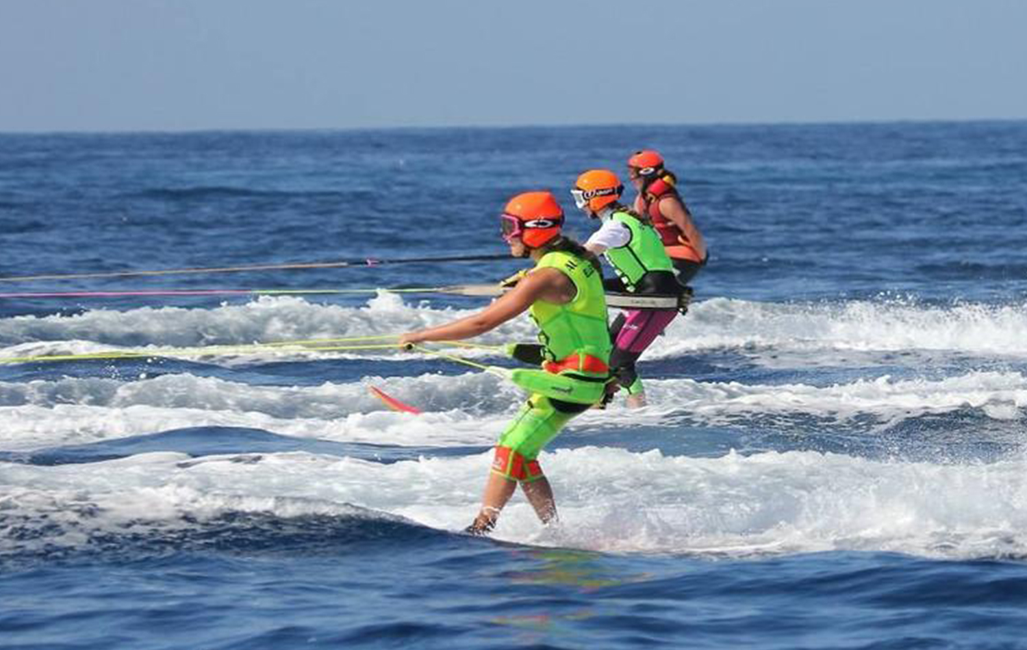 Waterskiing in Zanzibar