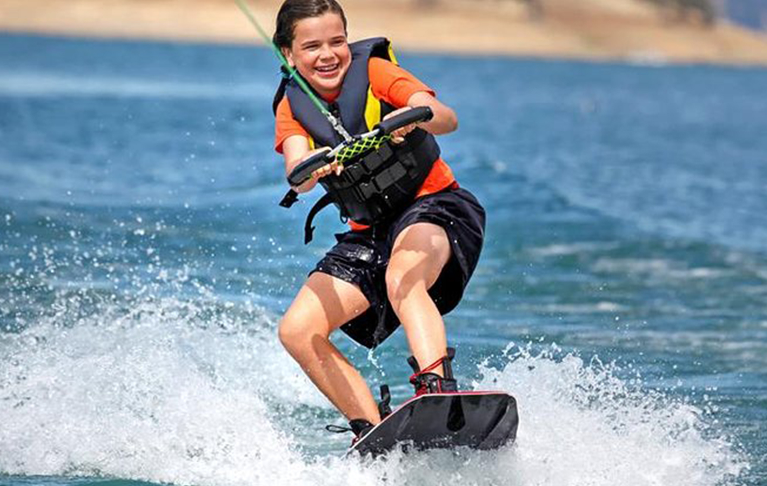 Waterskiing in Zanzibar