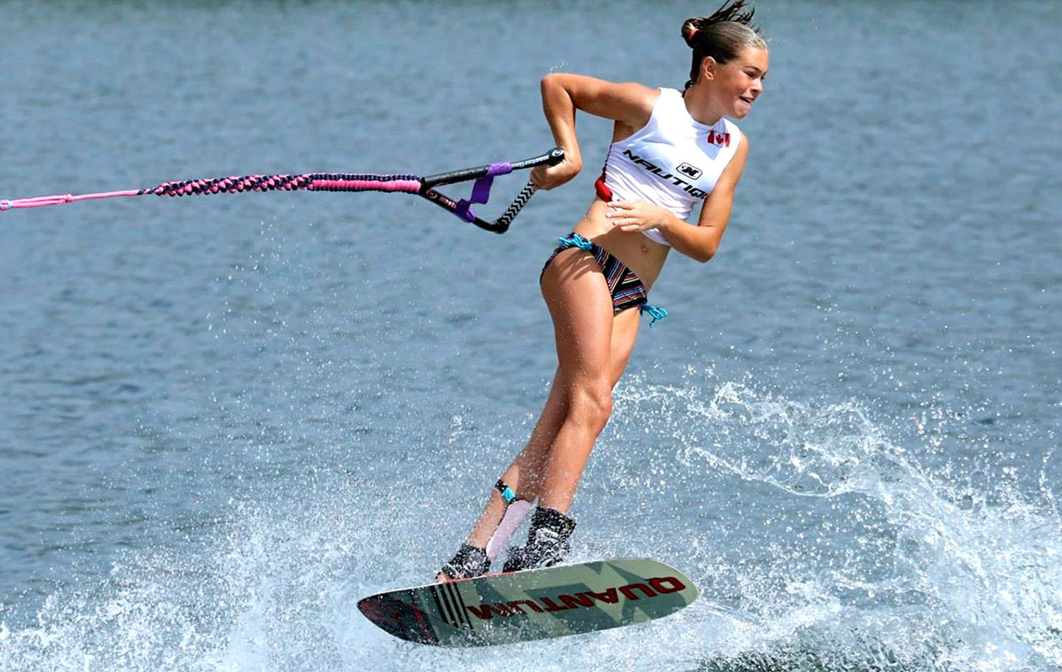 Waterskiing in Zanzibar